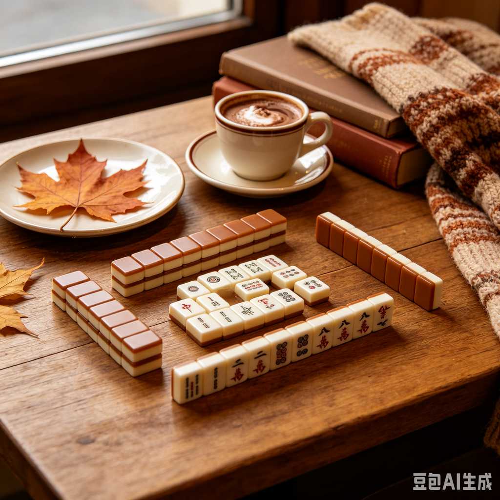 embossed mahjong set design